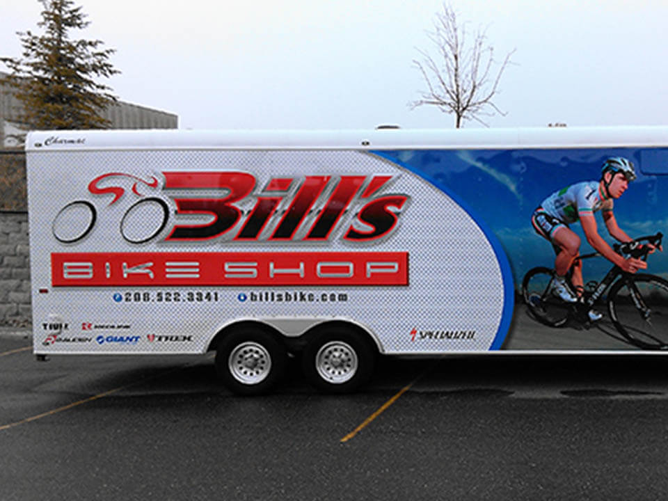 Bill’s Bike Shop trailer